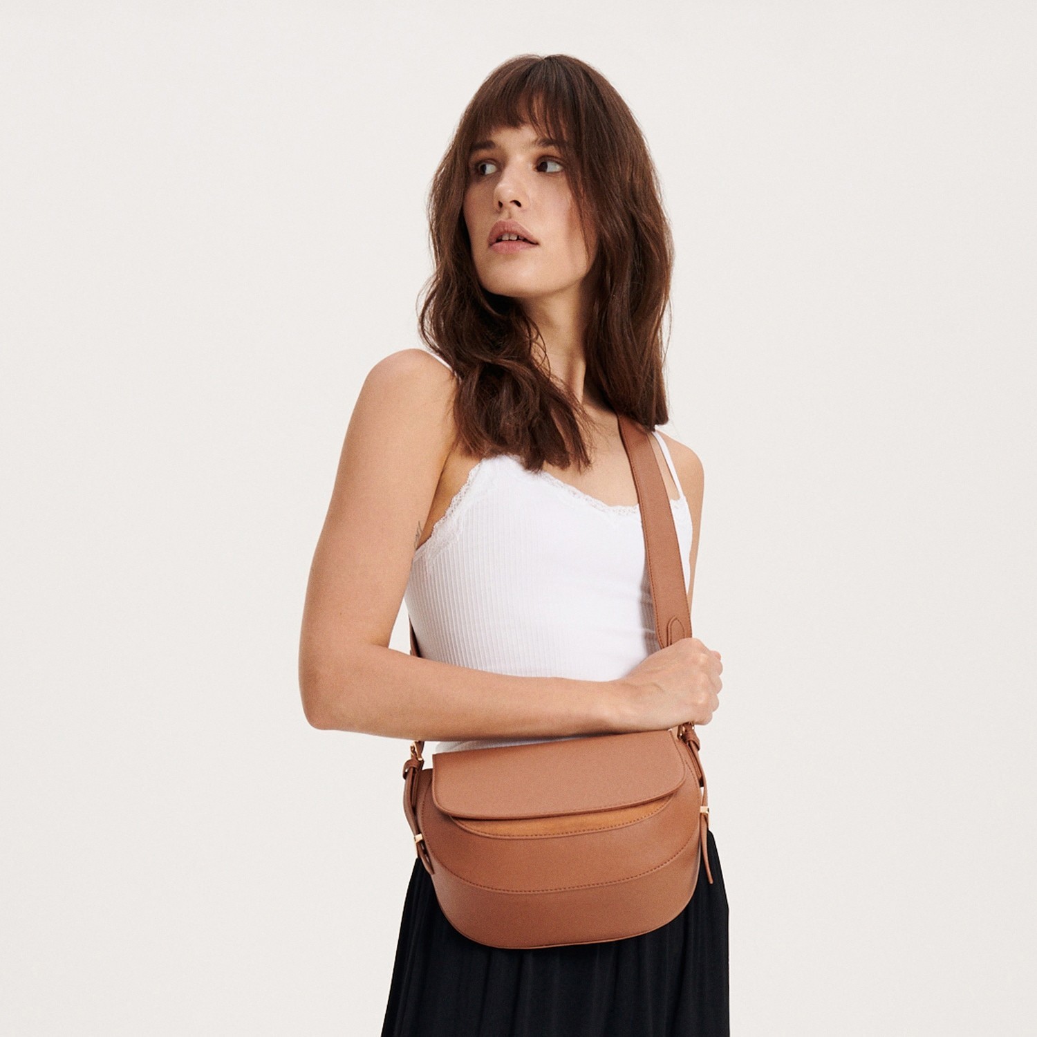 Reserved - Crossbody taška - Hnědá