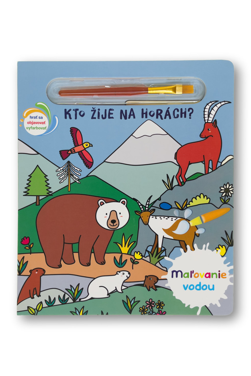 Maľovanie vodou - Kto žije na horách?