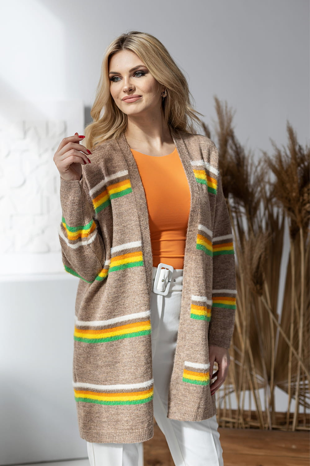 Sveter na zapínanie model 178650 PeeKaBoo universal