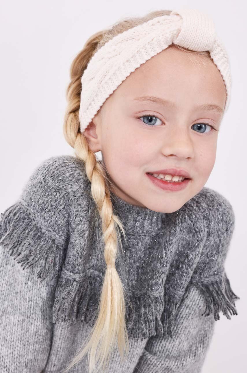 Detská čelenka Mayoral béžová farba