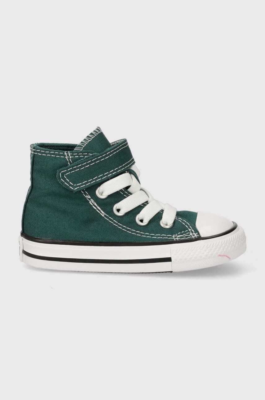 Detské tenisky Converse zelená farba