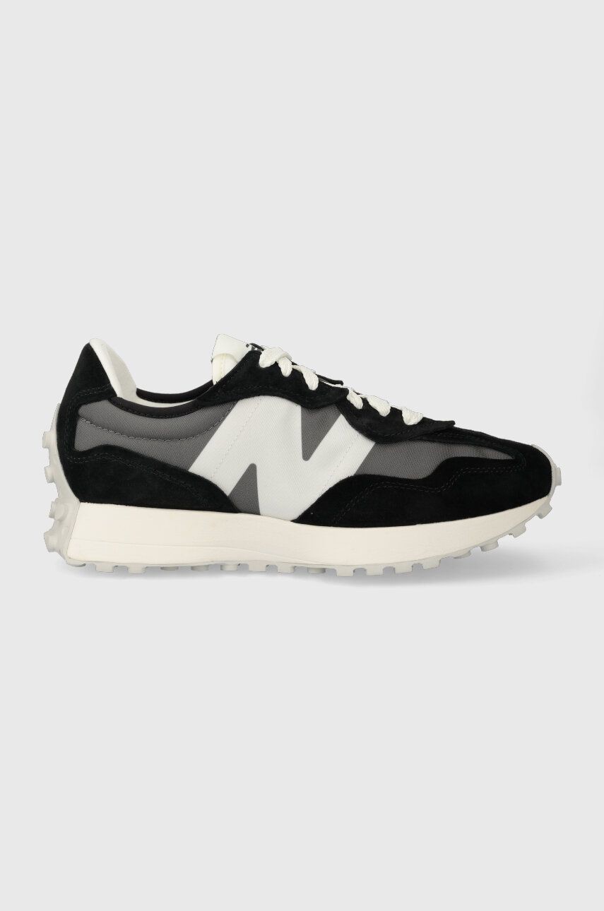 Tenisky New Balance U327WEM čierna farba
