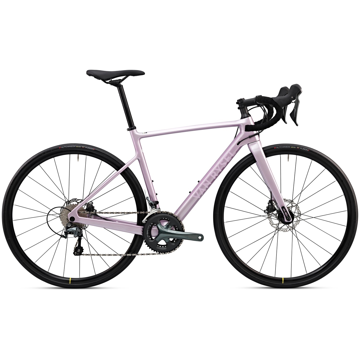 Dámsky cestný bicykel NCR CF Tiagra svetlofialový