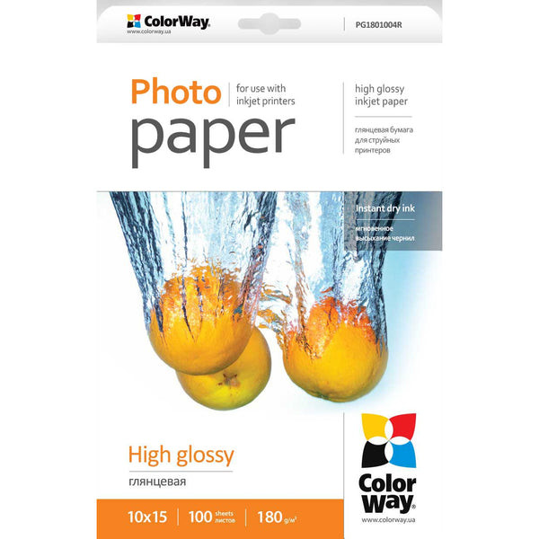 Fotopapier colorway A4, 180g/m2, 100ks/bal (PG1801004R)