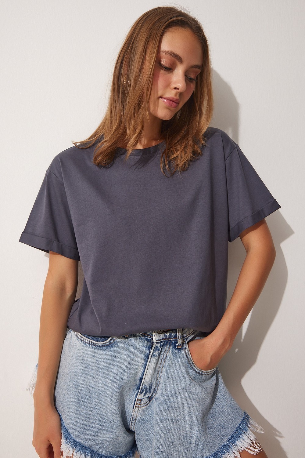 Happiness İstanbul T-Shirts - Grau - Regular fit