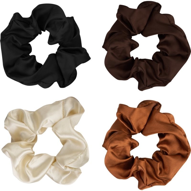 Brushworks Satin Scrunchies gumičky do vlasov