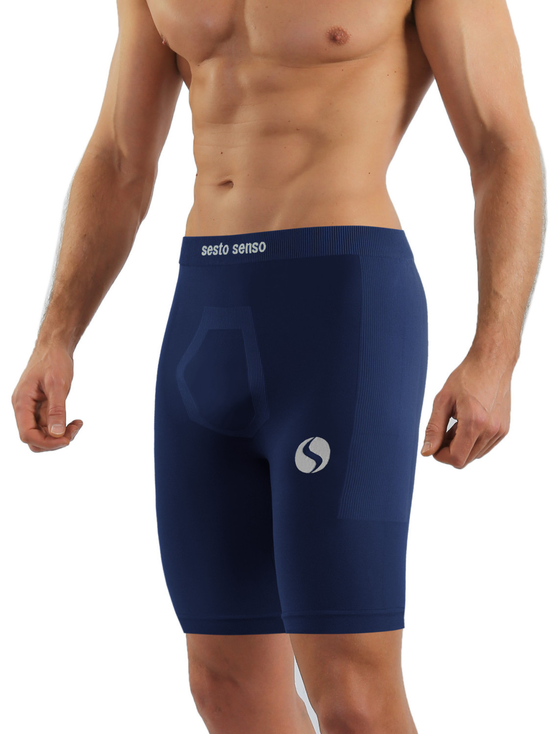 Cyklistické šortky Sesto Senso Thermo CL41 Navy Blue L/XL