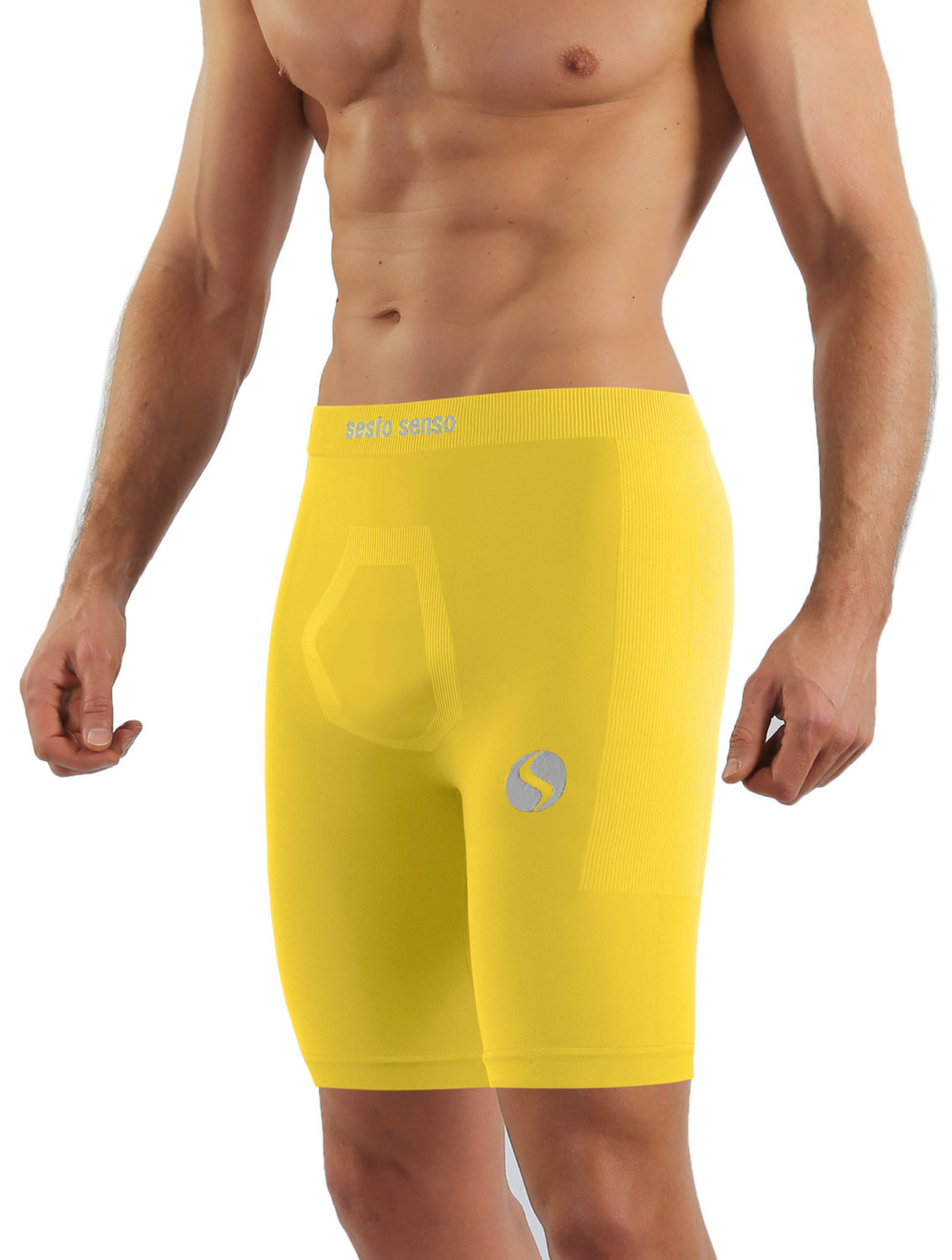 Cyklistické šortky Sesto Senso Thermo CL41 Yellow S/M