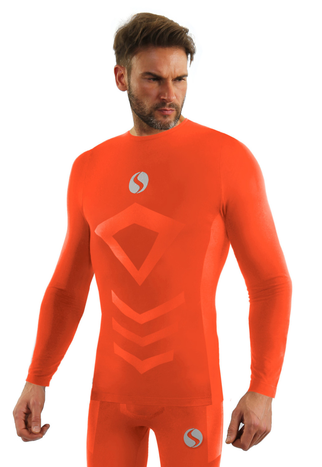 Sesto Senso Thermo Longsleeve Top CL40 Orange S/M