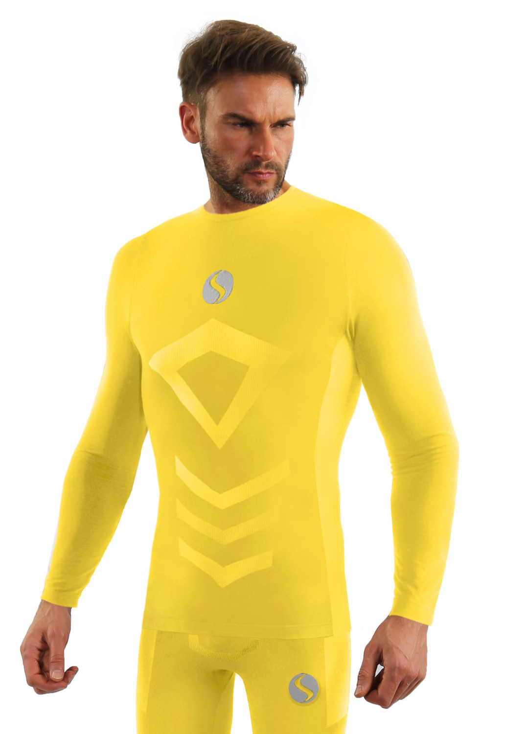 Sesto Senso Thermo Top s dlhým rukávom CL40 Yellow S/M