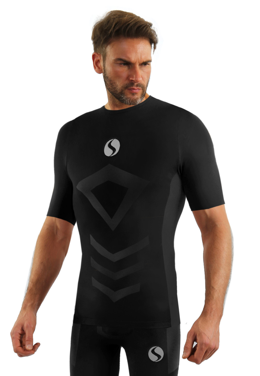 Sesto Senso Thermo Top Short CL39 Black S/M