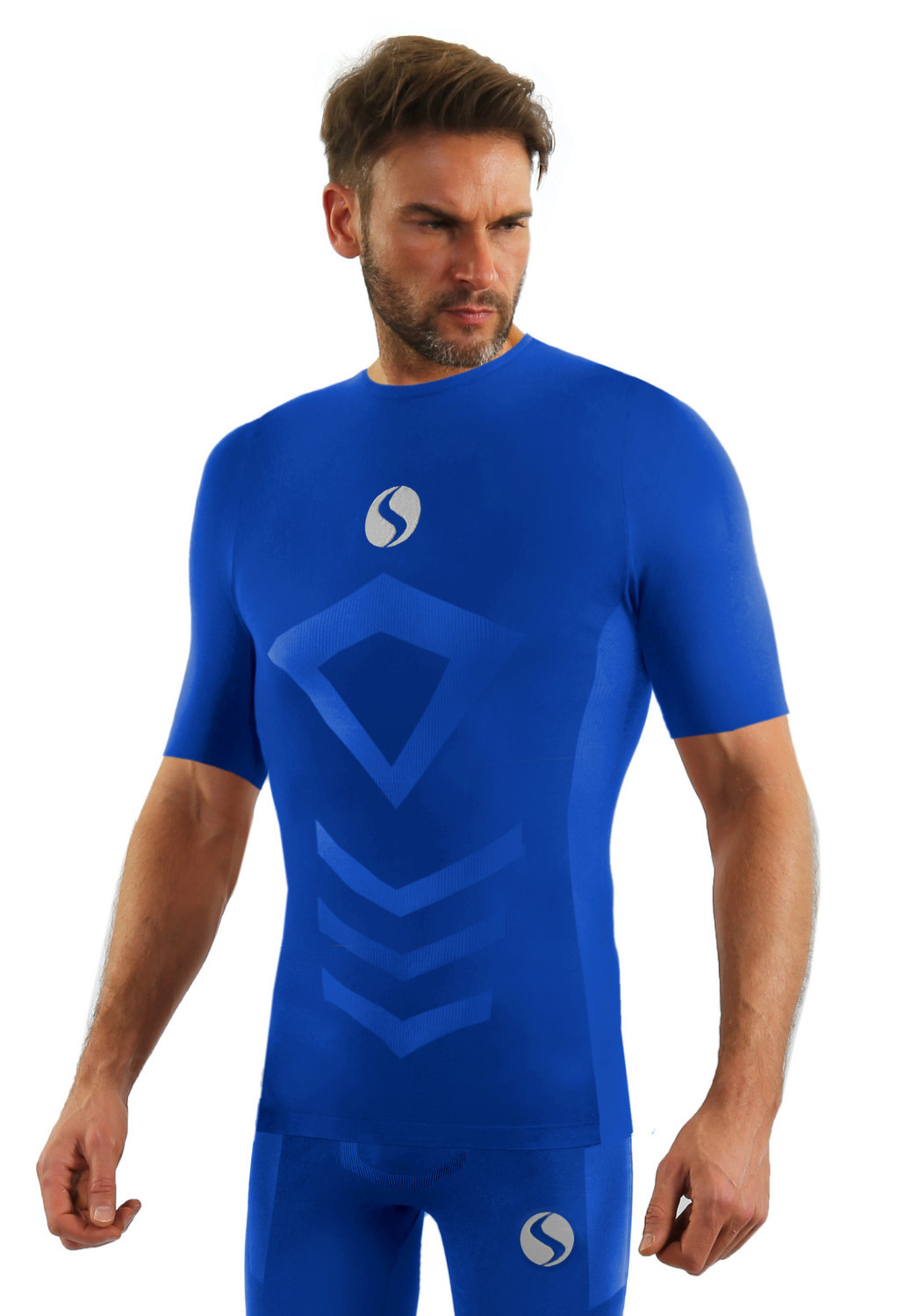 Sesto Senso Thermo Top Short CL39 Cornflower L/XL