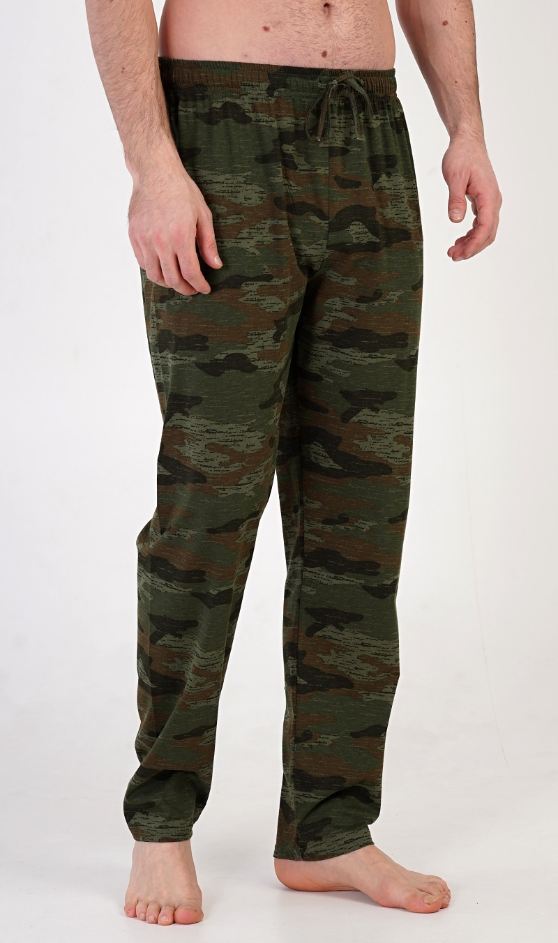 Pánske pyžamové nohavice Army khaki M