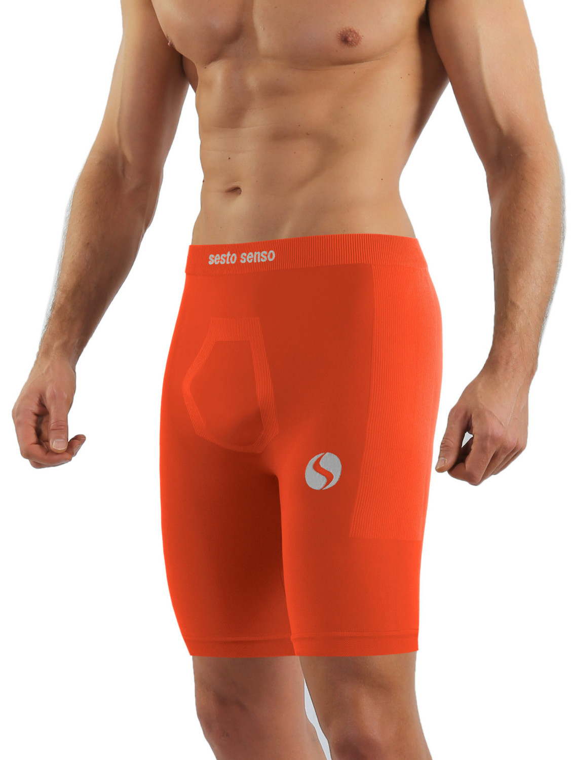 Cyklistické šortky Sesto Senso Thermo CL41 Orange S/M