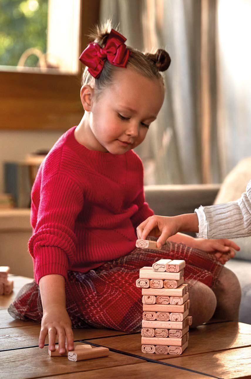 Dievčenské šaty Mayoral červená farba, mini, oversize