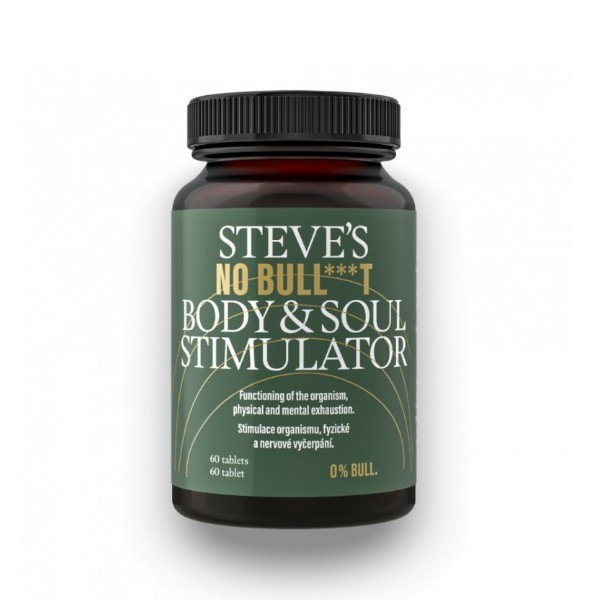 Steve's Stevove pilulky na stimuláciu tela a mysle No Bull***t ( Body & Soul Stimulator) 60 ks