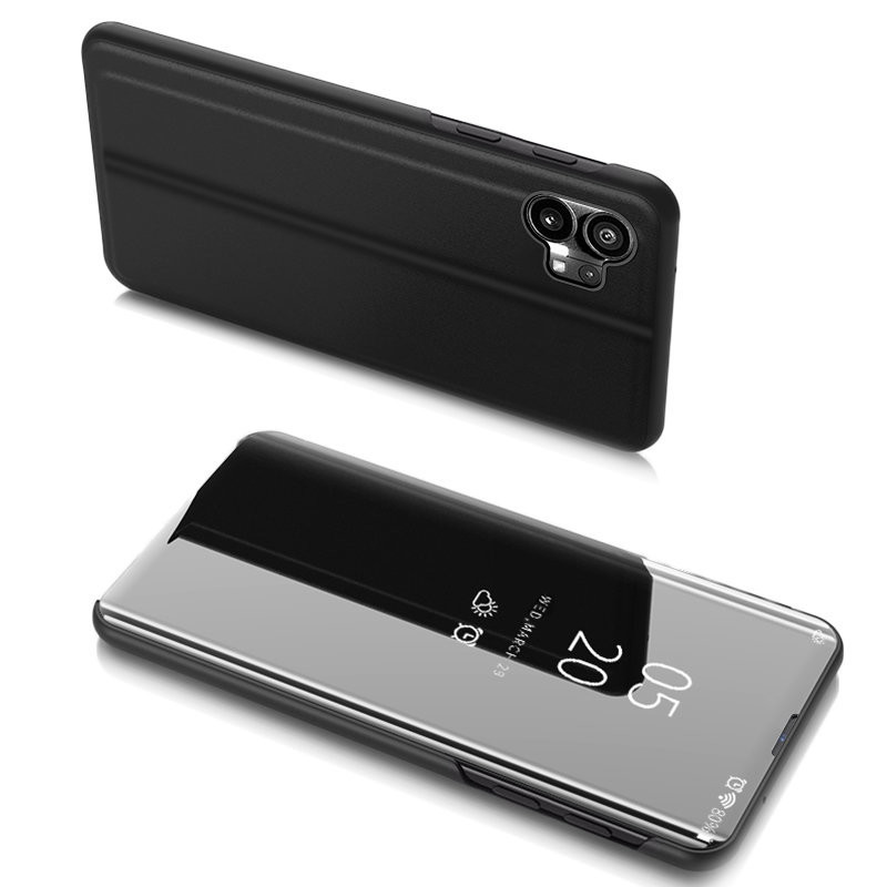 IZMAEL Nothing Phone (1) Puzdro Clear View  KP26908 čierna