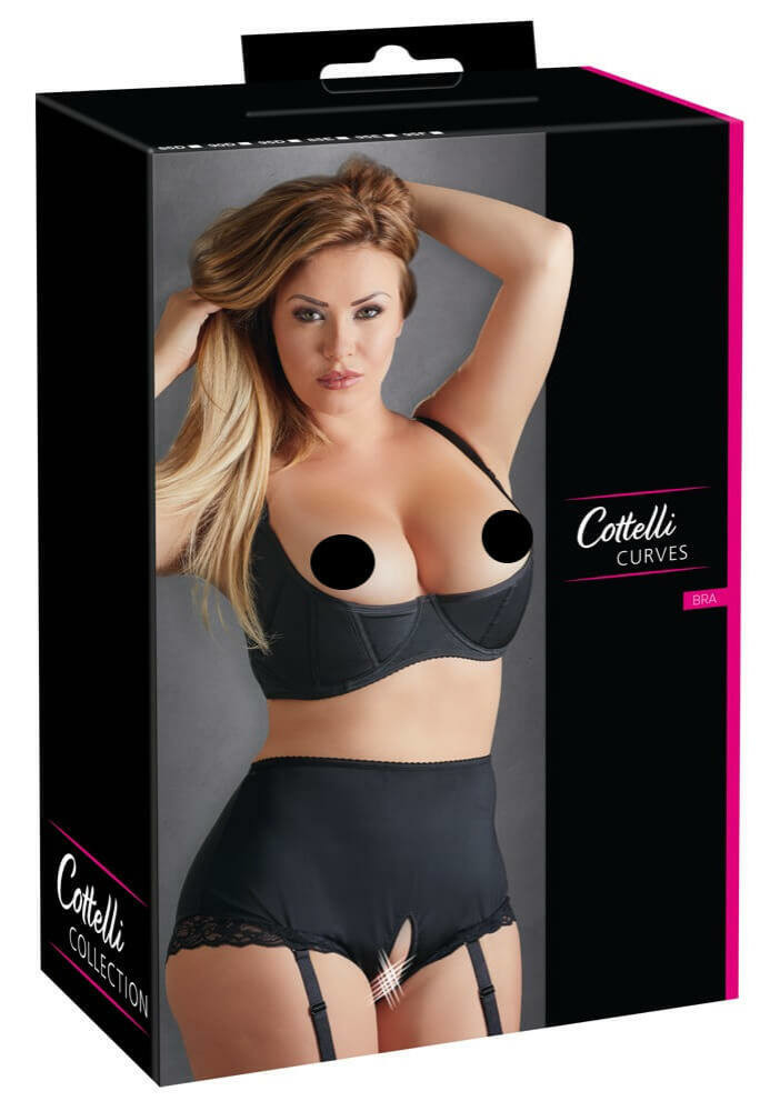 Cottelli Plus Size - Braced Breast Support (black)