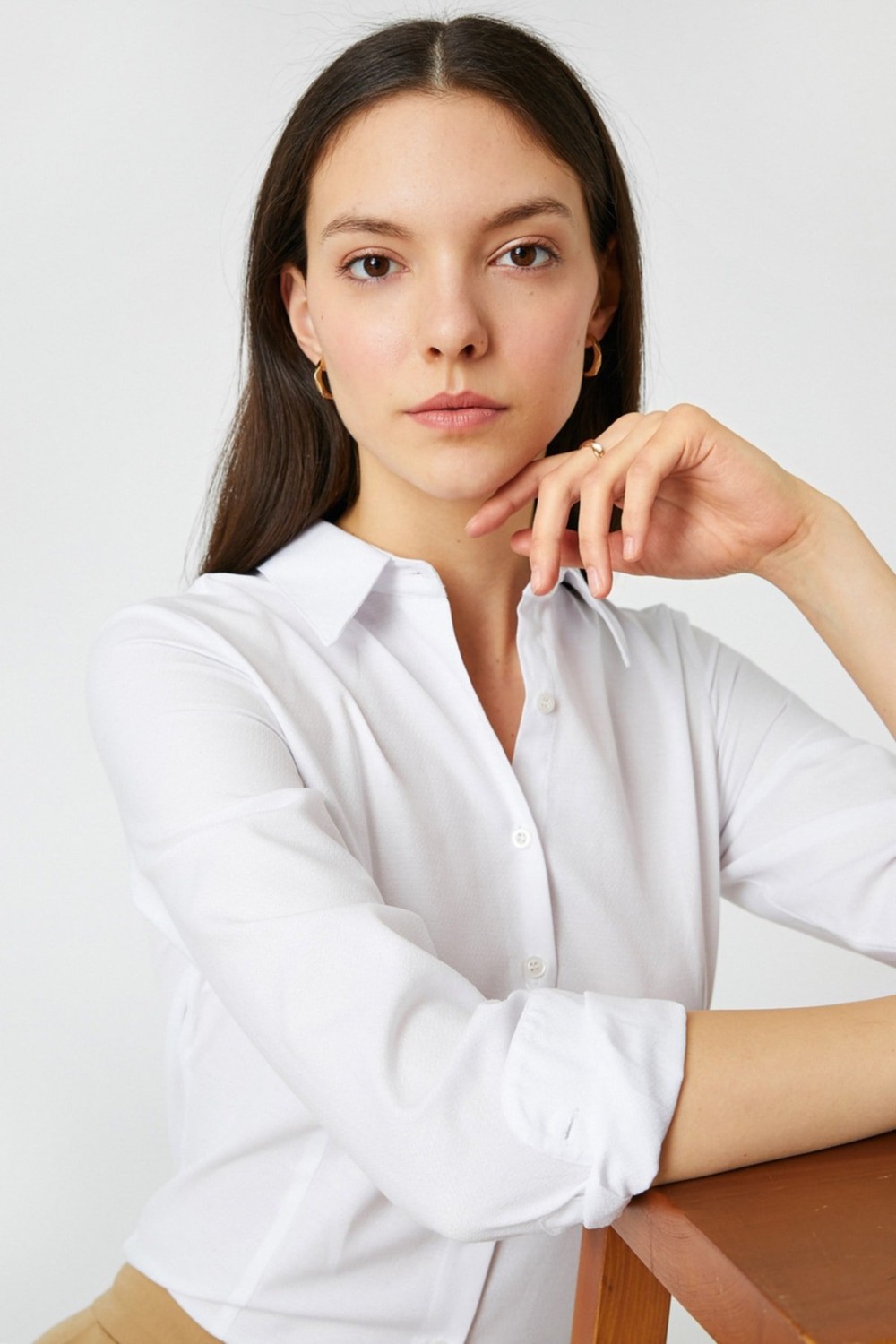 Koton Shirt - Weiß - Regular fit