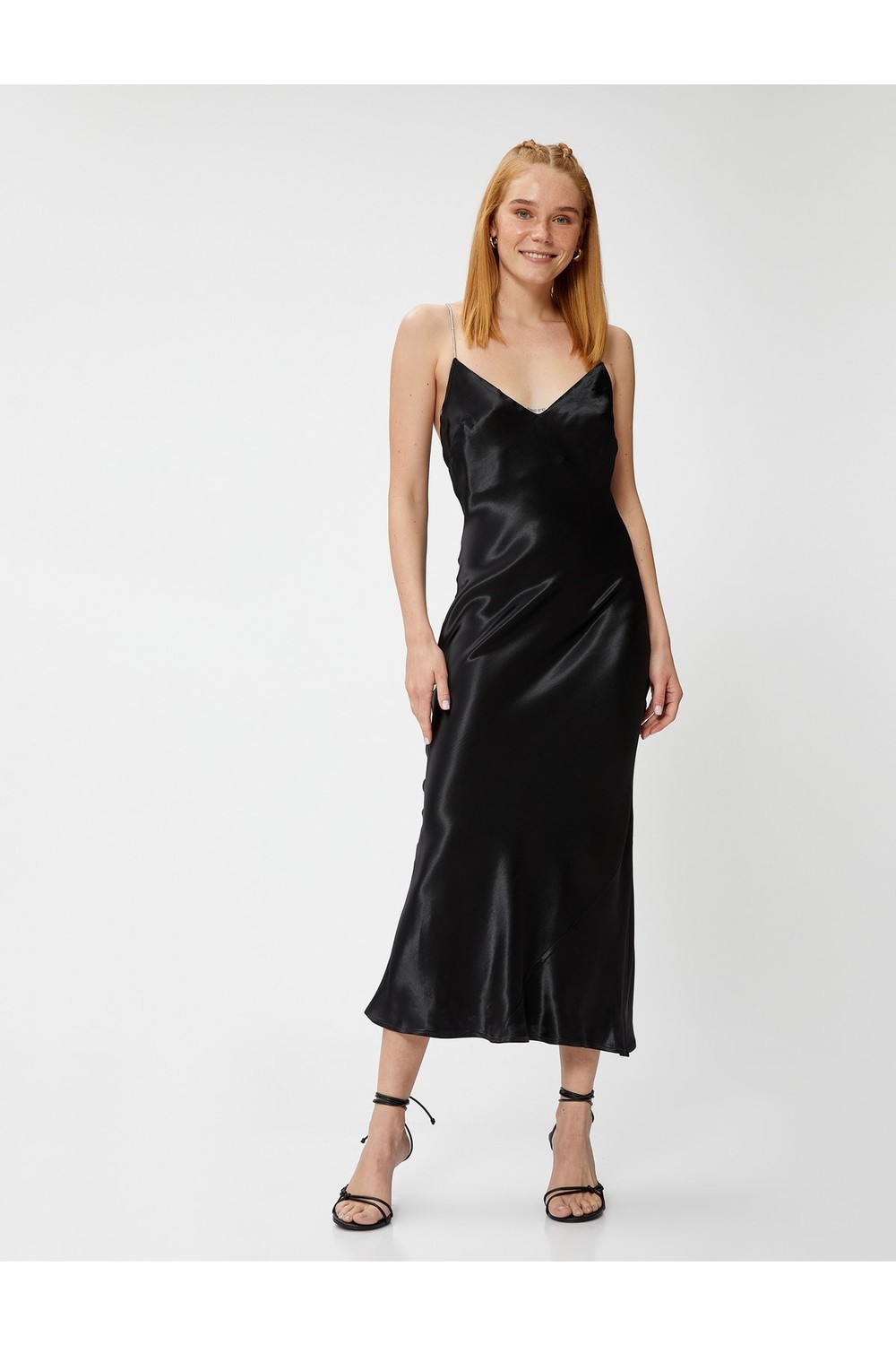 Koton Satin Evening Dress
