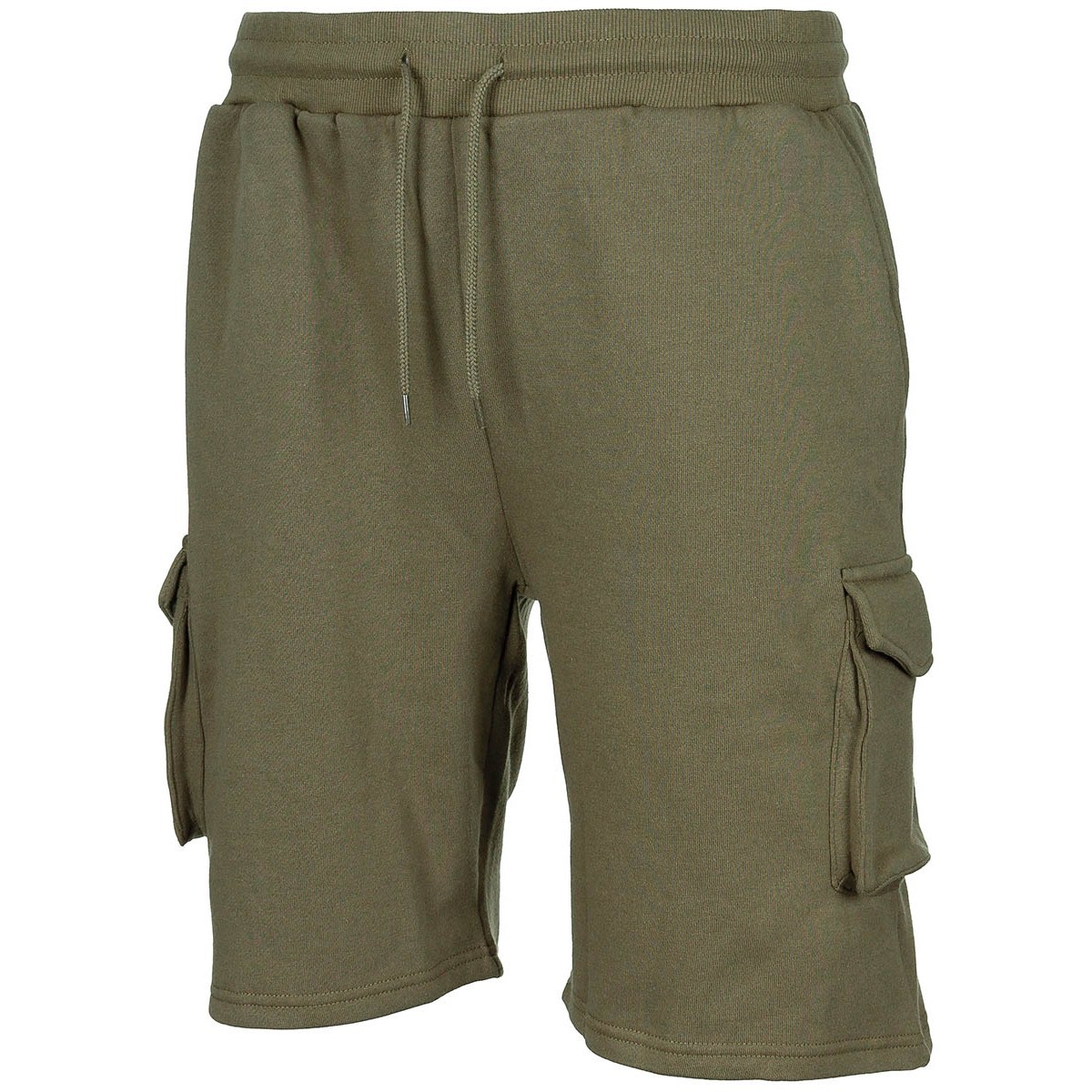 Kraťasy teplákové MFH Jogger - olivové, M