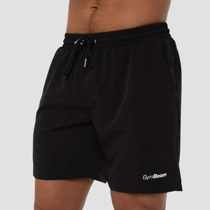 GymBeam Pánske plavecké šortky Black  XXLXXL