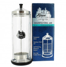 Shave Factory sklenená nádoba na dezinfekciu 1000 ml