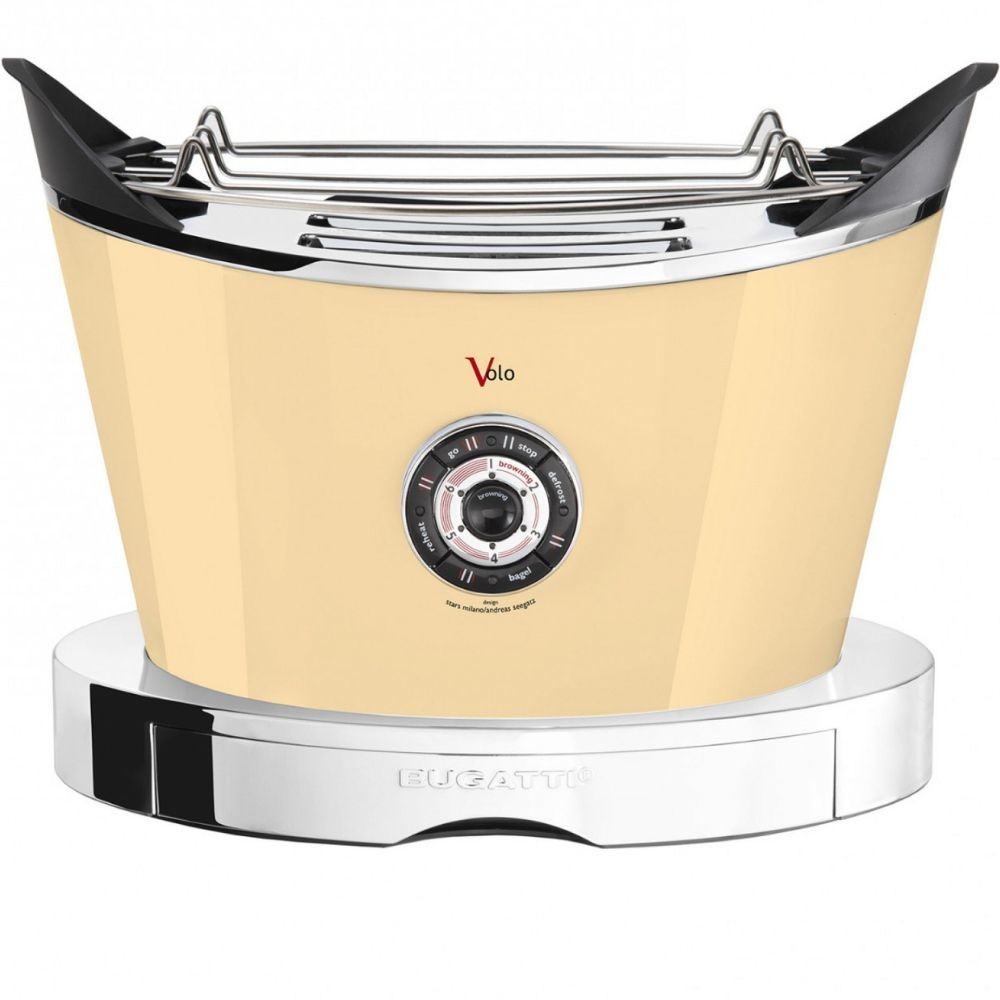 Hriankovač VOLO 32 cm, krémová, nerezová oceľ, Bugatti