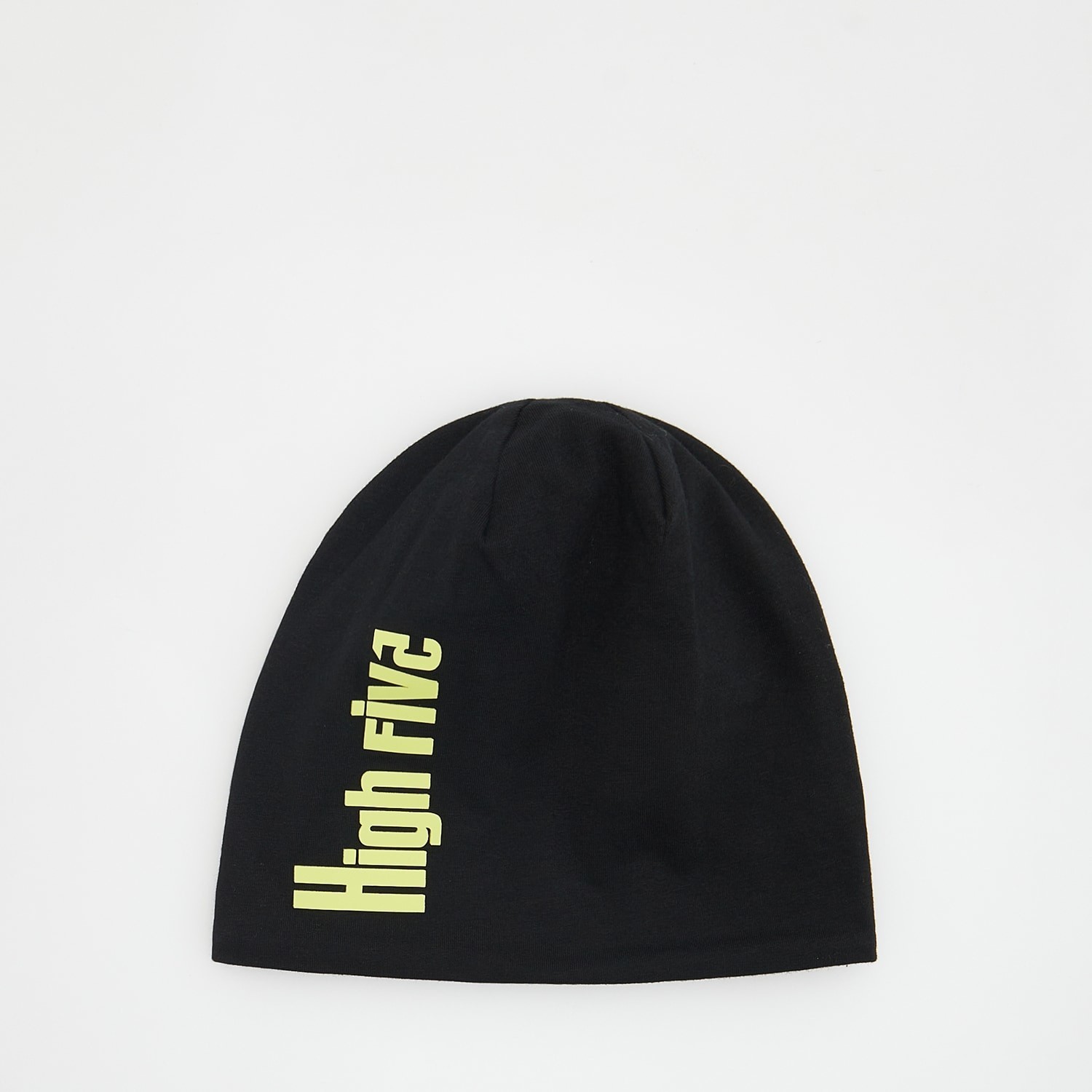 Reserved - Bavlnená čiapka beanie s nápisom - Čierna