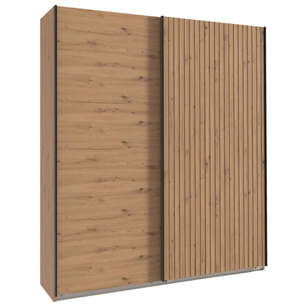 MID.YOU SKRIŇA S POS. DVER. – HOR.VED, dub artisan, 200/216/65 cm