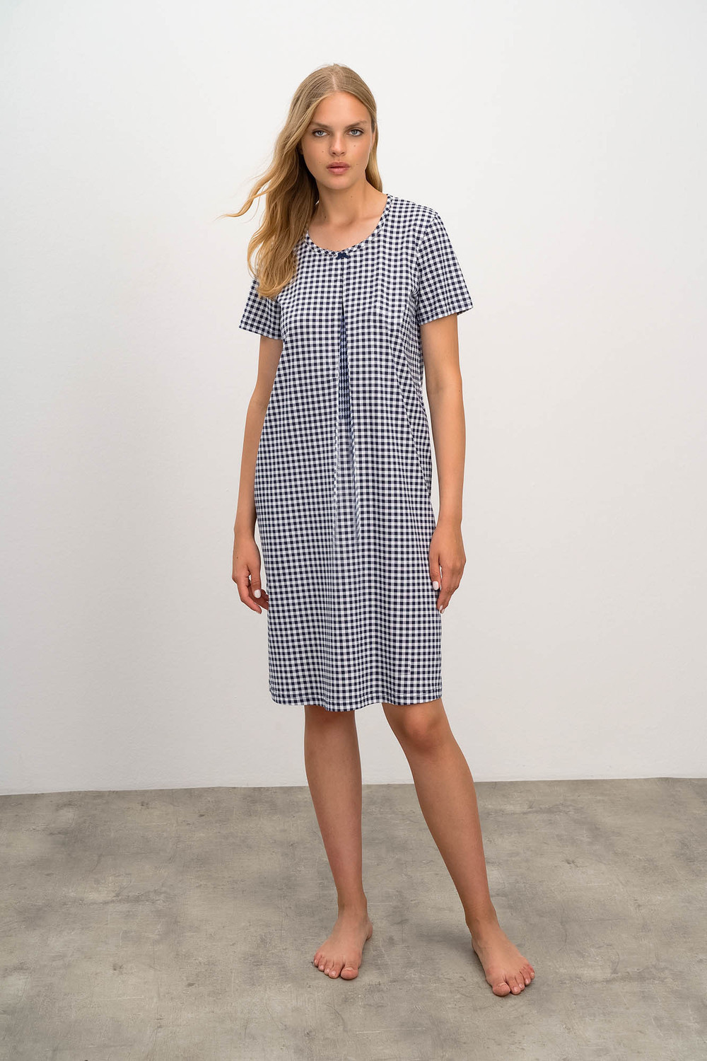 Vamp - Dámska nočná košeľa 70055 - Vamp blue marine S