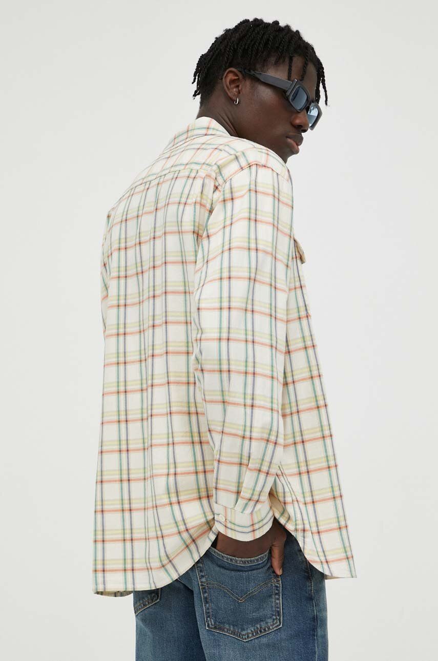 Bavlnená košeľa Levi's pánska, voľný strih, s klasickým golierom