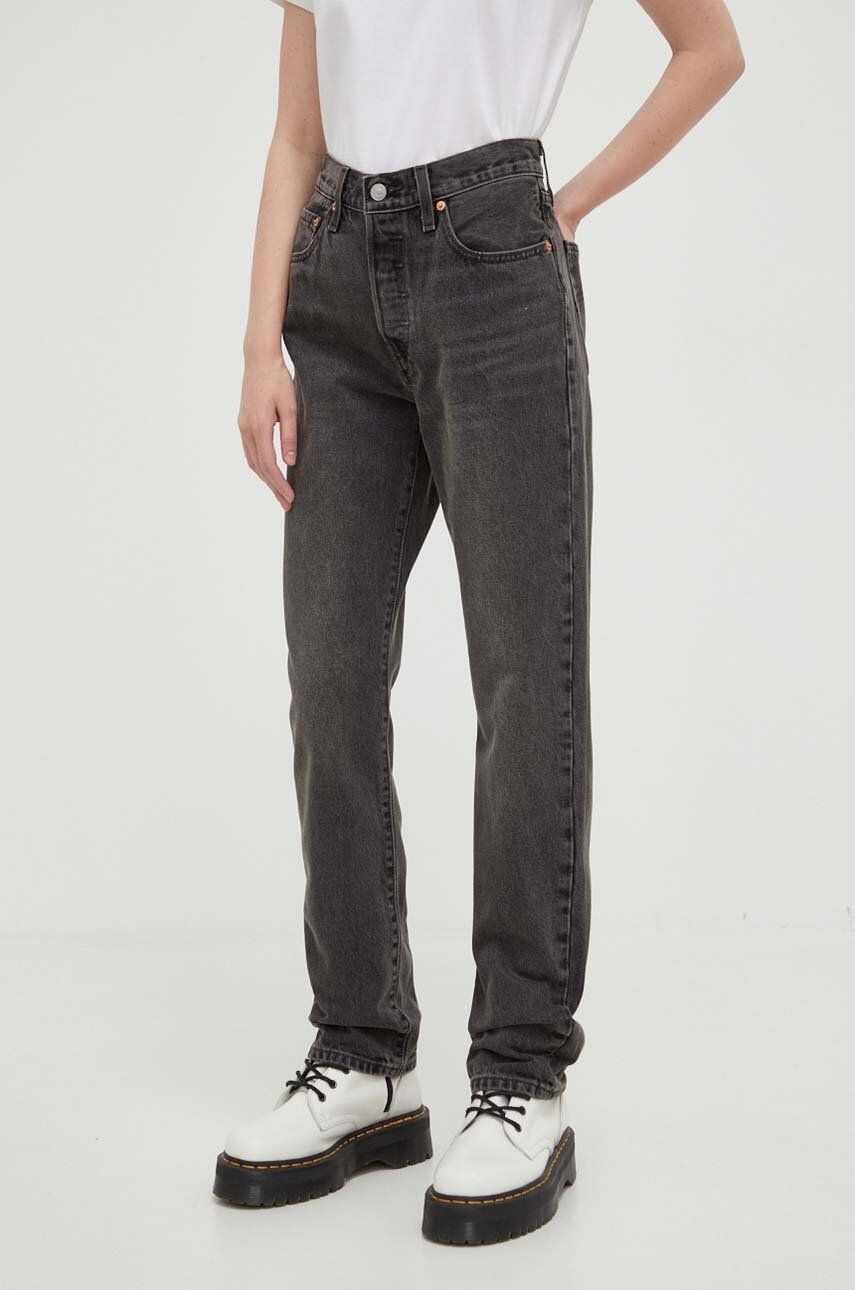 Rifle Levi's 501 dámske, vysoký pás