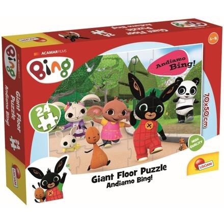 Lisciani BING GIANT Puzzle 24d - LET'S GO BING