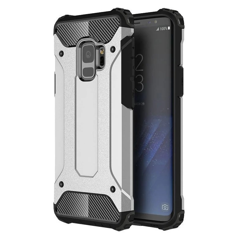 IZMAEL Samsung Galaxy S9 Puzdro Hybrid Armor  KP26988 strieborná
