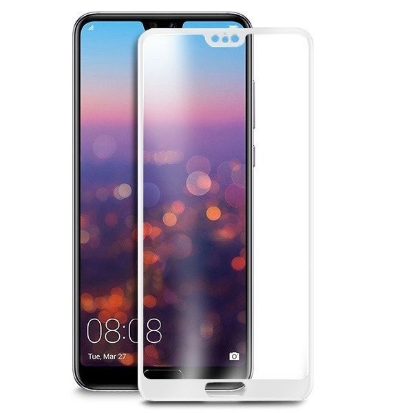 IZMAEL Huawei P20 Temperované tvrdené sklo 9H  KP27007 biela