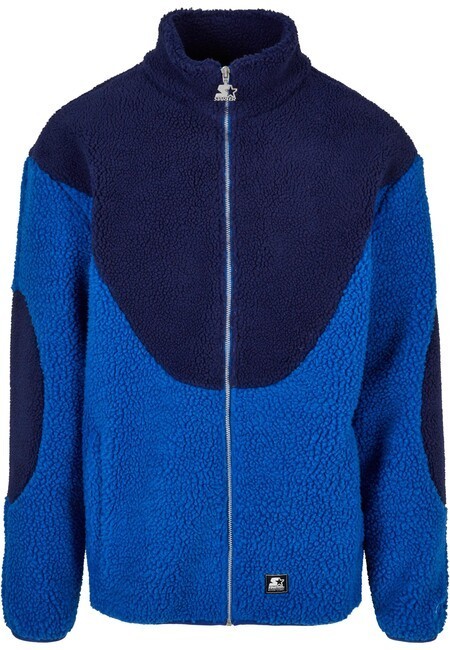Starter Sherpa Fleece Jacket cobaltblue/darkblue - S