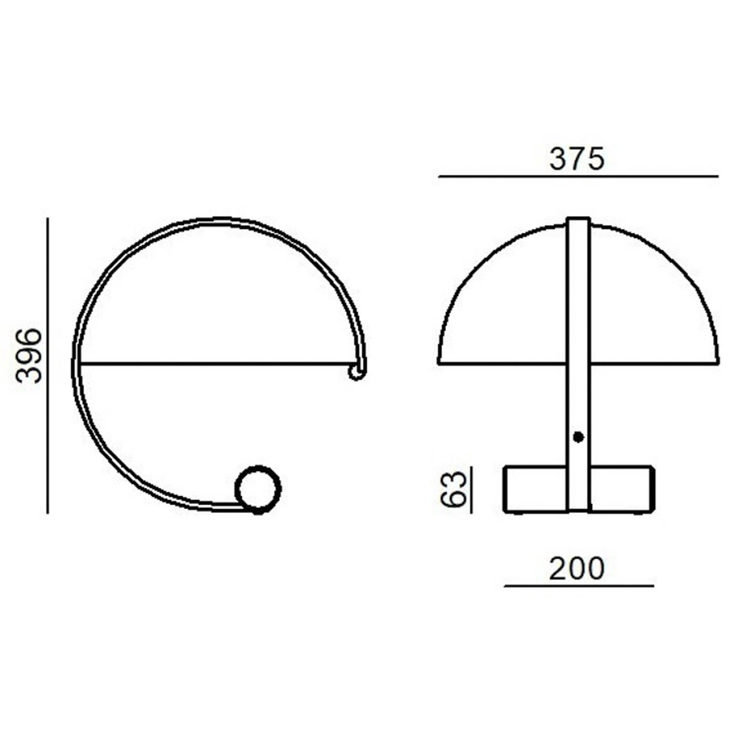 Stilnovo Meta stolová LED lampa + E27 LED zlatá