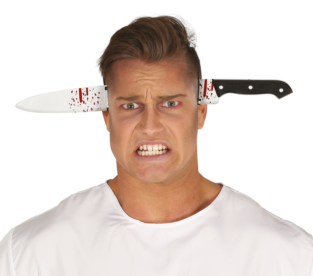 Guirca Čelenka - Krvavý nôž cez hlavu 35 cm