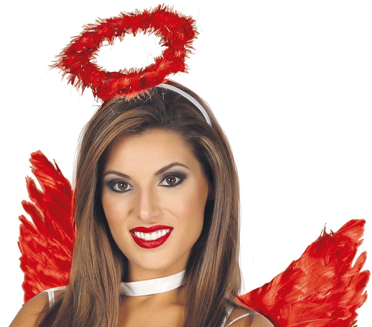 Guirca Čelenka - Anjelská svätožiara, červená