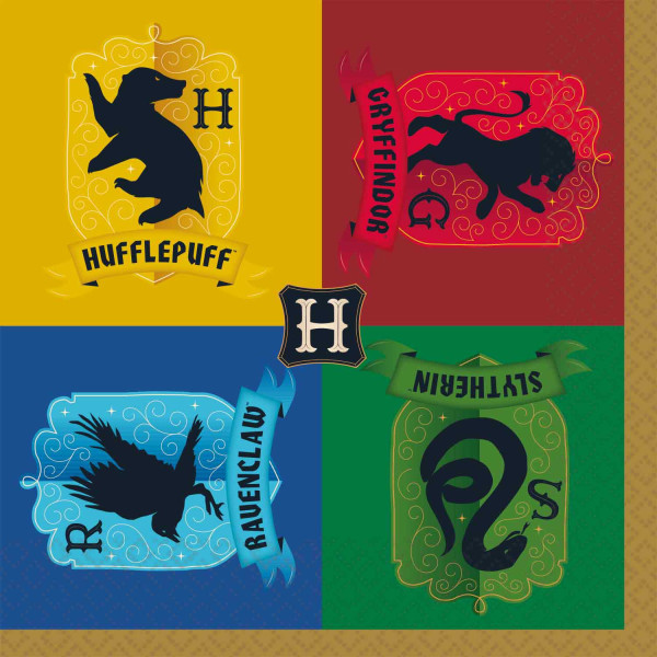 Amscan Servítky - Harry Potter fakulty 33 x 33 cm