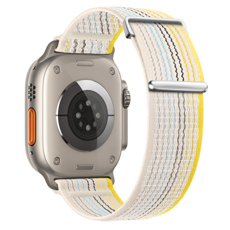 BStrap Velcro Nylon remienok na Apple Watch 38/40/41mm, starlight