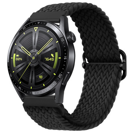 BStrap Elastic Nylon remienok na Xiaomi Amazfit GTR 42mm, black