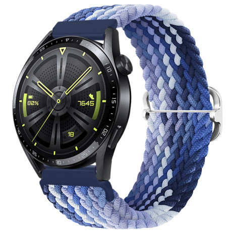BStrap Elastic Nylon remienok na Samsung Galaxy Watch Active 2 40/44mm, blueberry