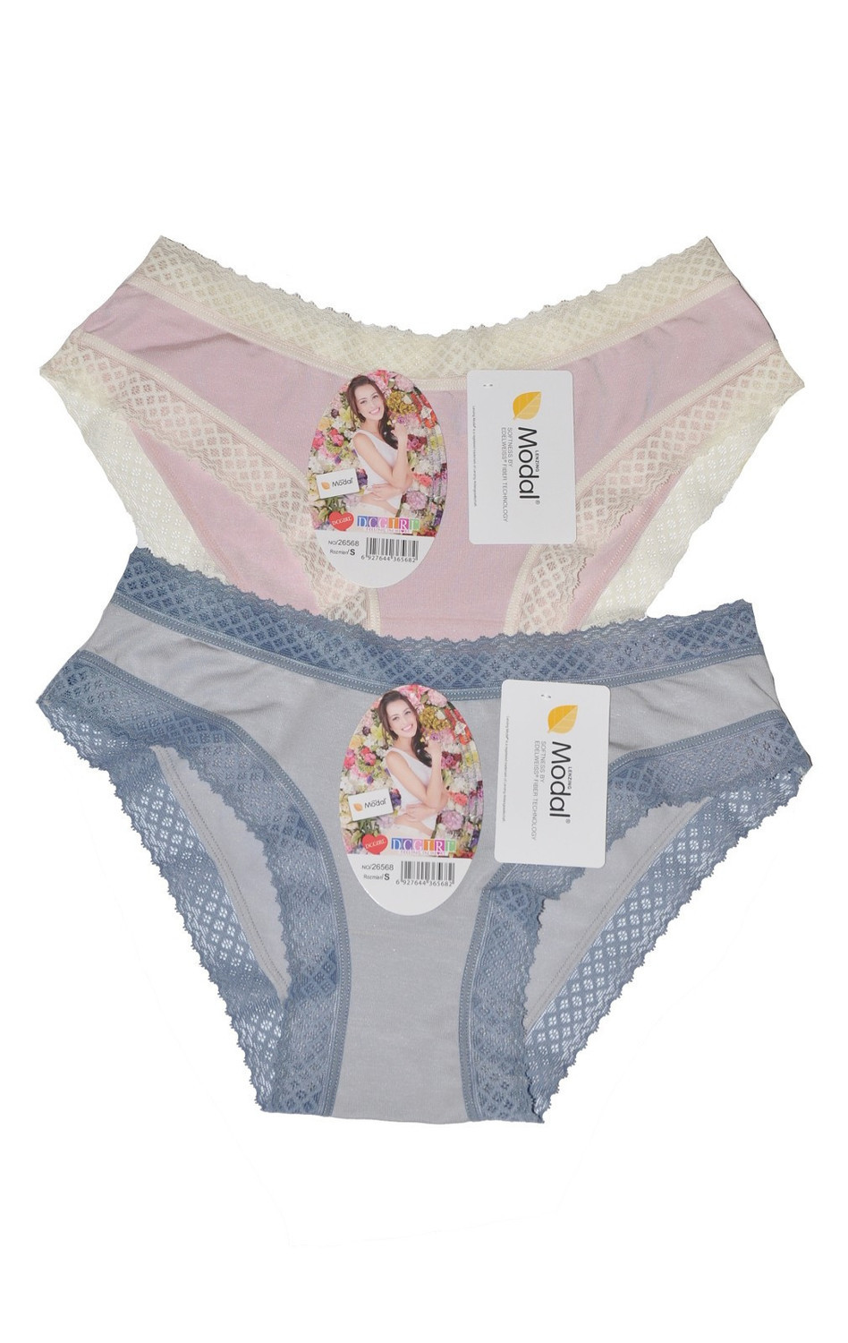 Dámske nohavičky DC Girl 26568 A'2 S-XL směs barev L