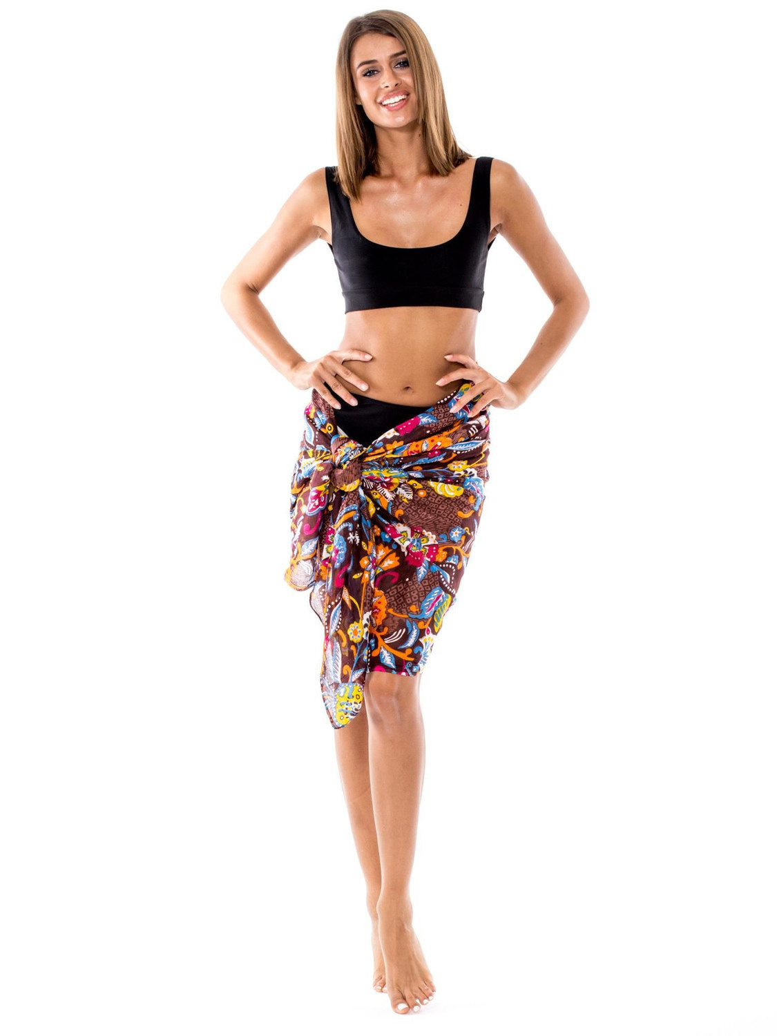 Pareo AT PO 205011.88 tmavo hnedá jedna velikost