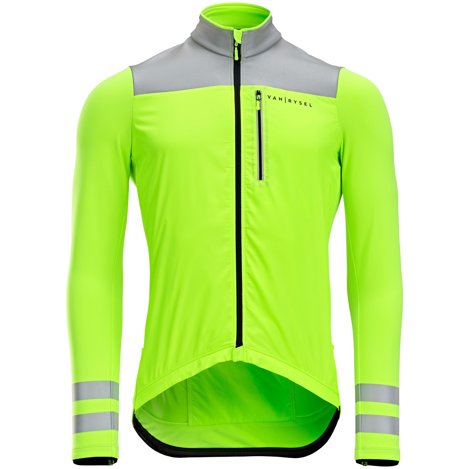 Pánsky dres RC 500 na cestnú cyklistiku s dlhým rukávom žltý