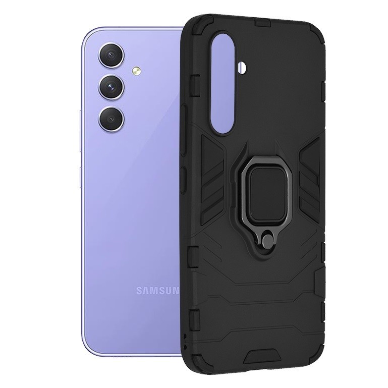Techsuit Samsung Galaxy A54 Odolné Puzdro Ring Armor Case  KP27141 čierna