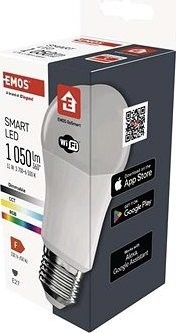 EMOS Inteligentná LED žiarovka GoSmart A60 E27 11 W (75 W) 1 050 lm RGB stmievateľná WiFi