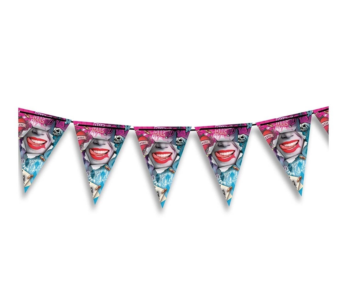 Guirca Girlanda - Harley Quinn 300 cm